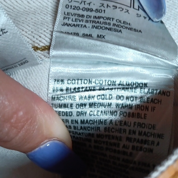 Levi's 505 tan jeans size 32 30 - Picture 9 of 11